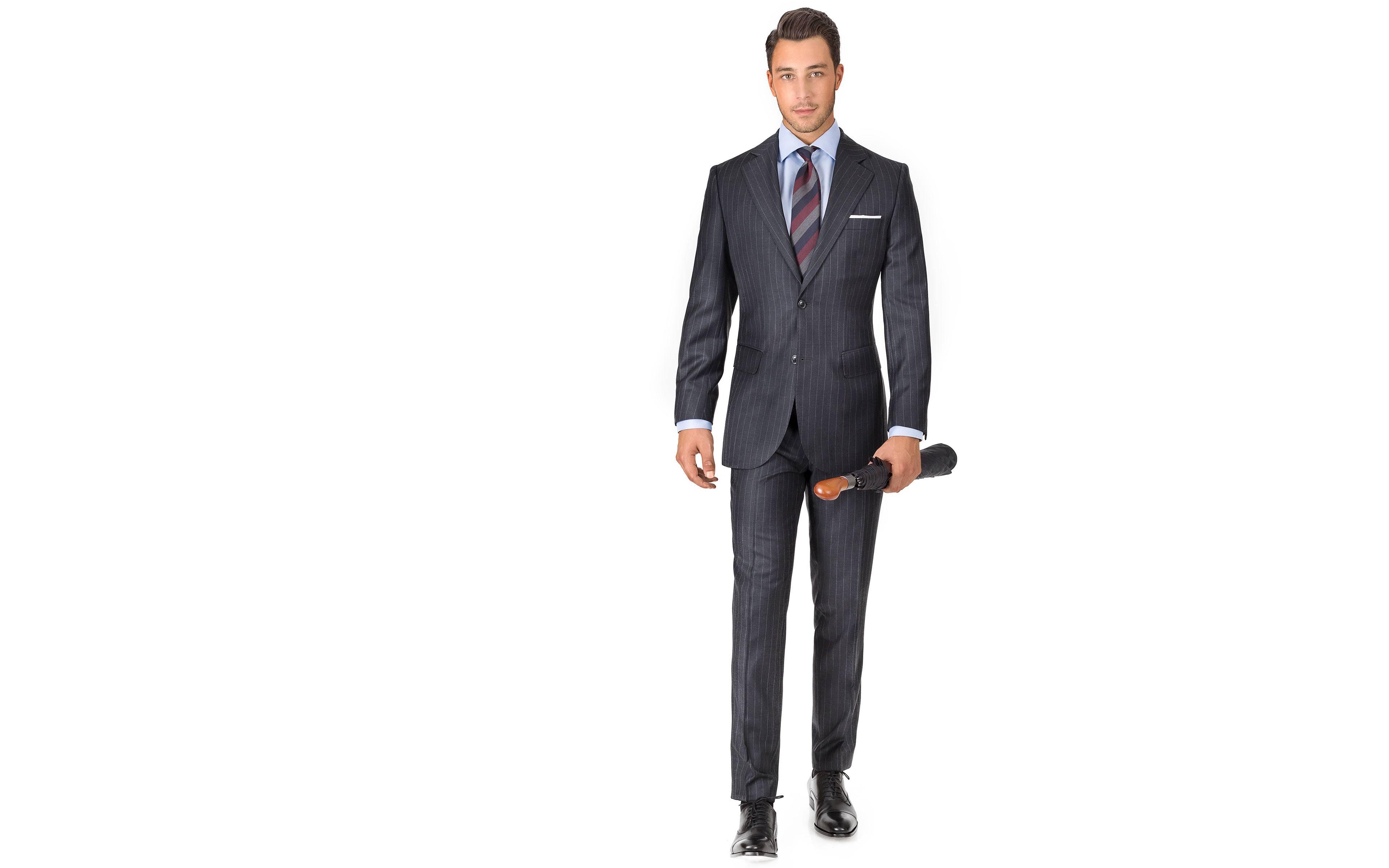 Charcoal Chalkstripe Suit