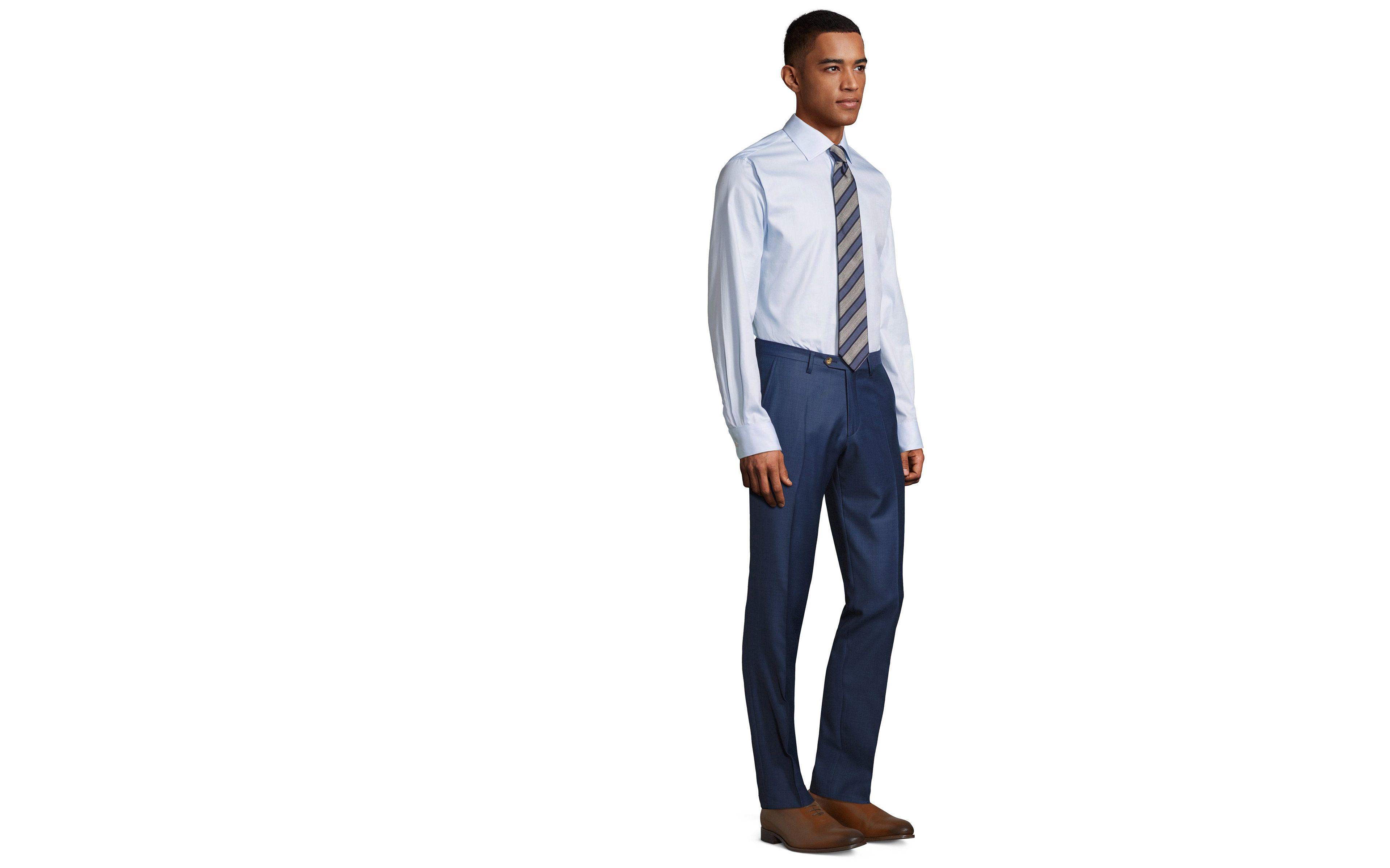 Sky Blue Pick & Pick Dress Pants