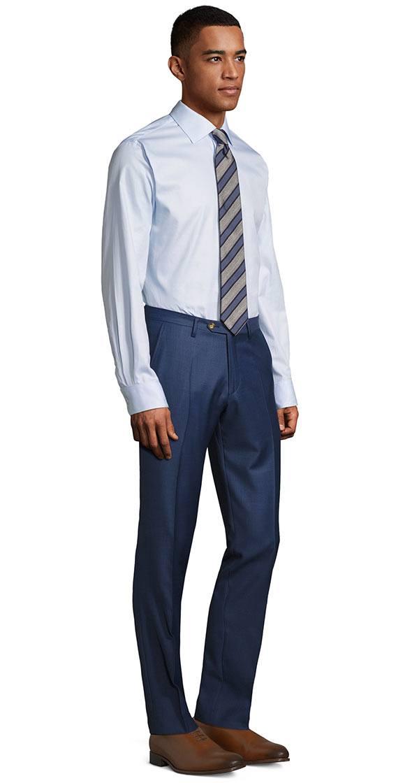 Sky Blue Pick & Pick Dress Pants