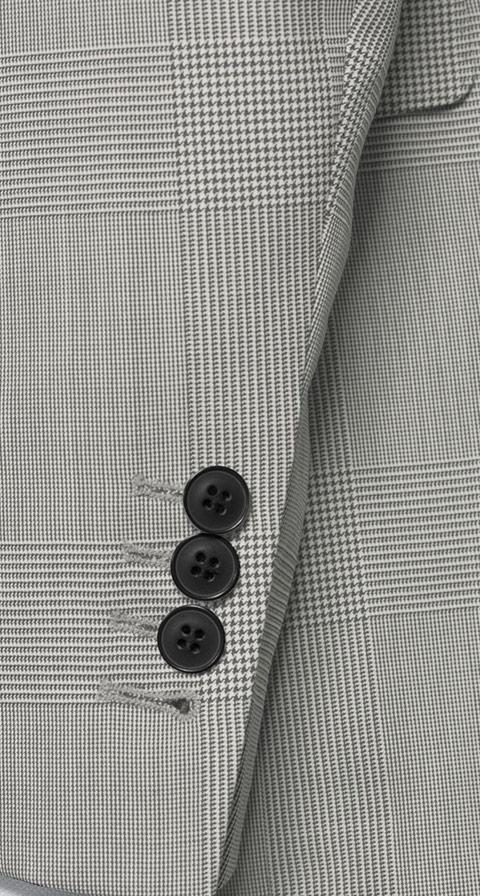 Vendetta Premium Grey Prince of Wales Check Suit