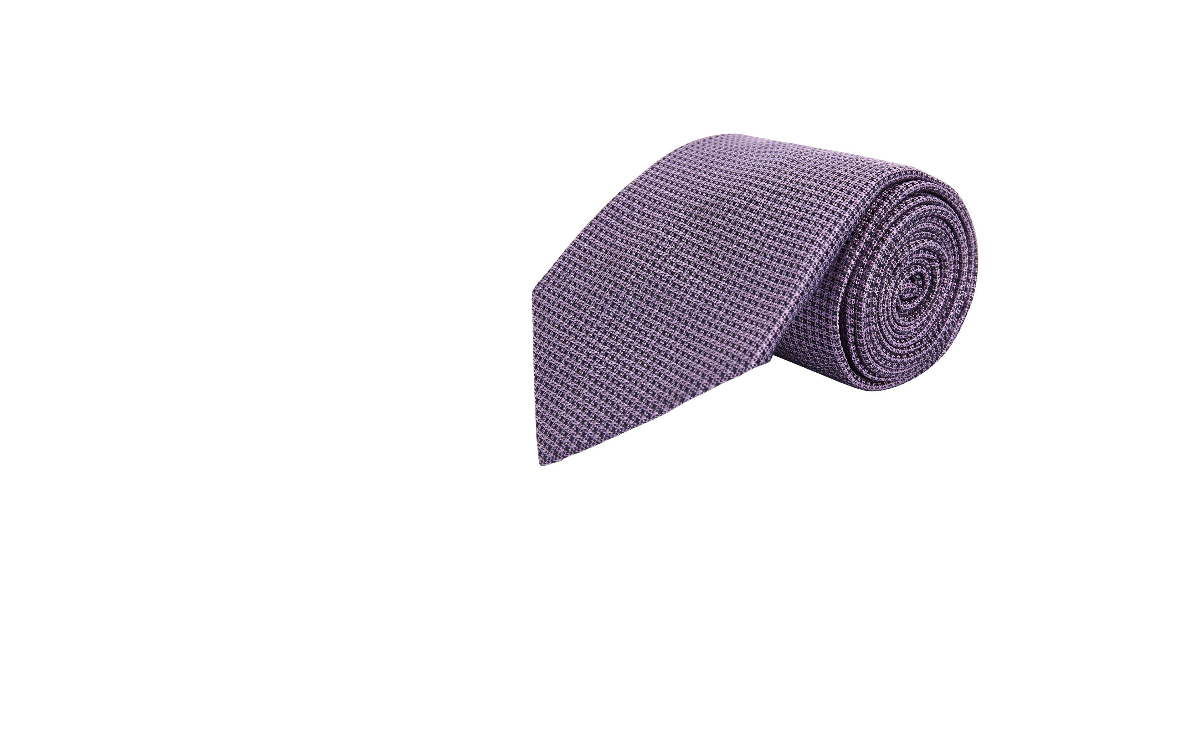 Lavender Hopsack Silk Tie