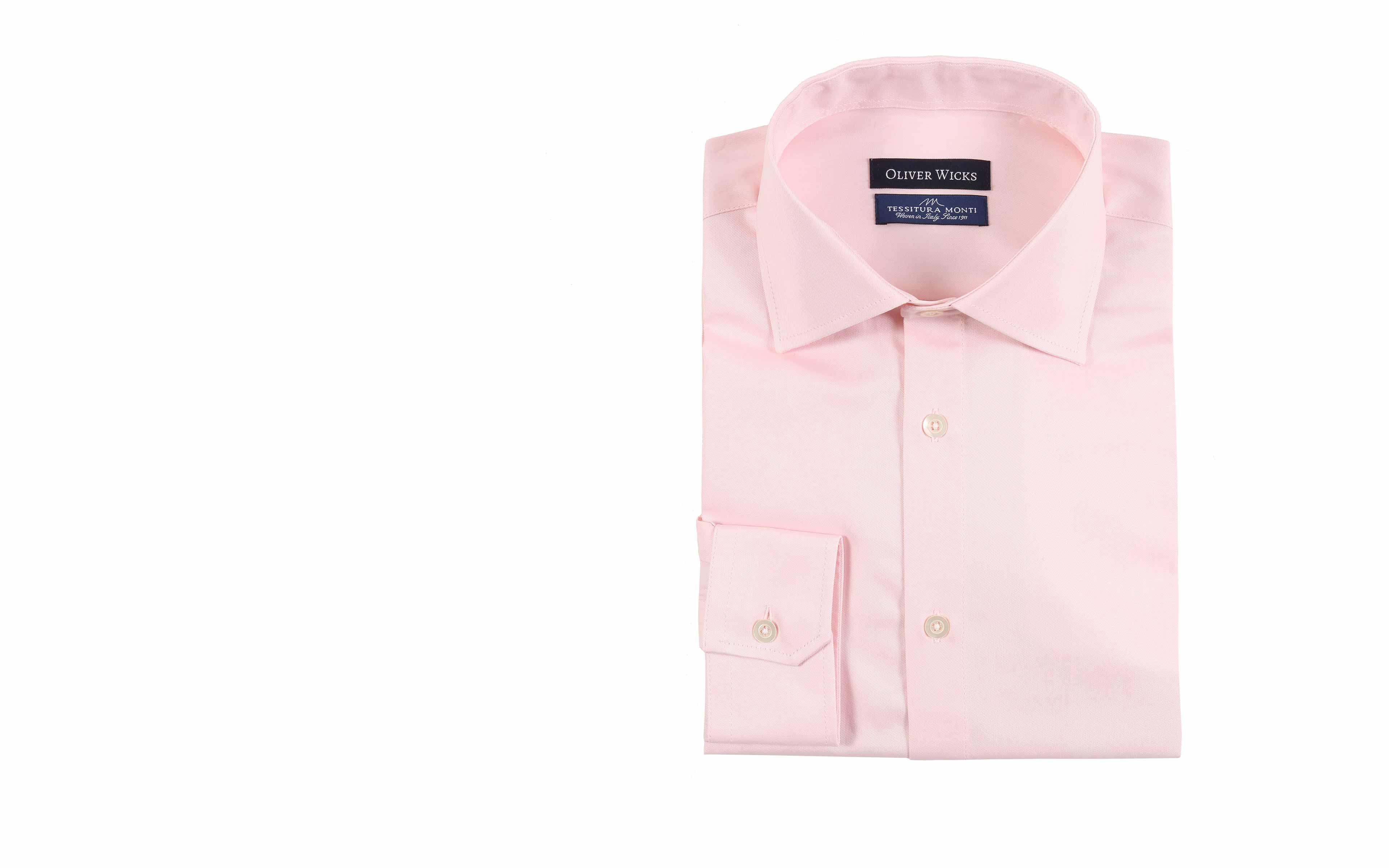 Melon Pink Cotton Twill Shirt