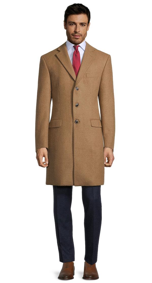 THE W. Coat in Camel Beige Baby Alpaca