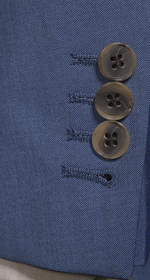 Intense Blue Wool & Mohair Suit