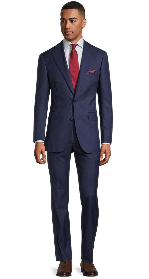 Vendetta Premium Solid Navy Suit