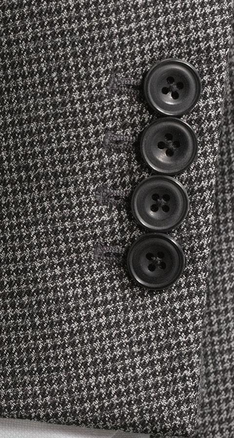 Dark Grey Houndstooth Suit