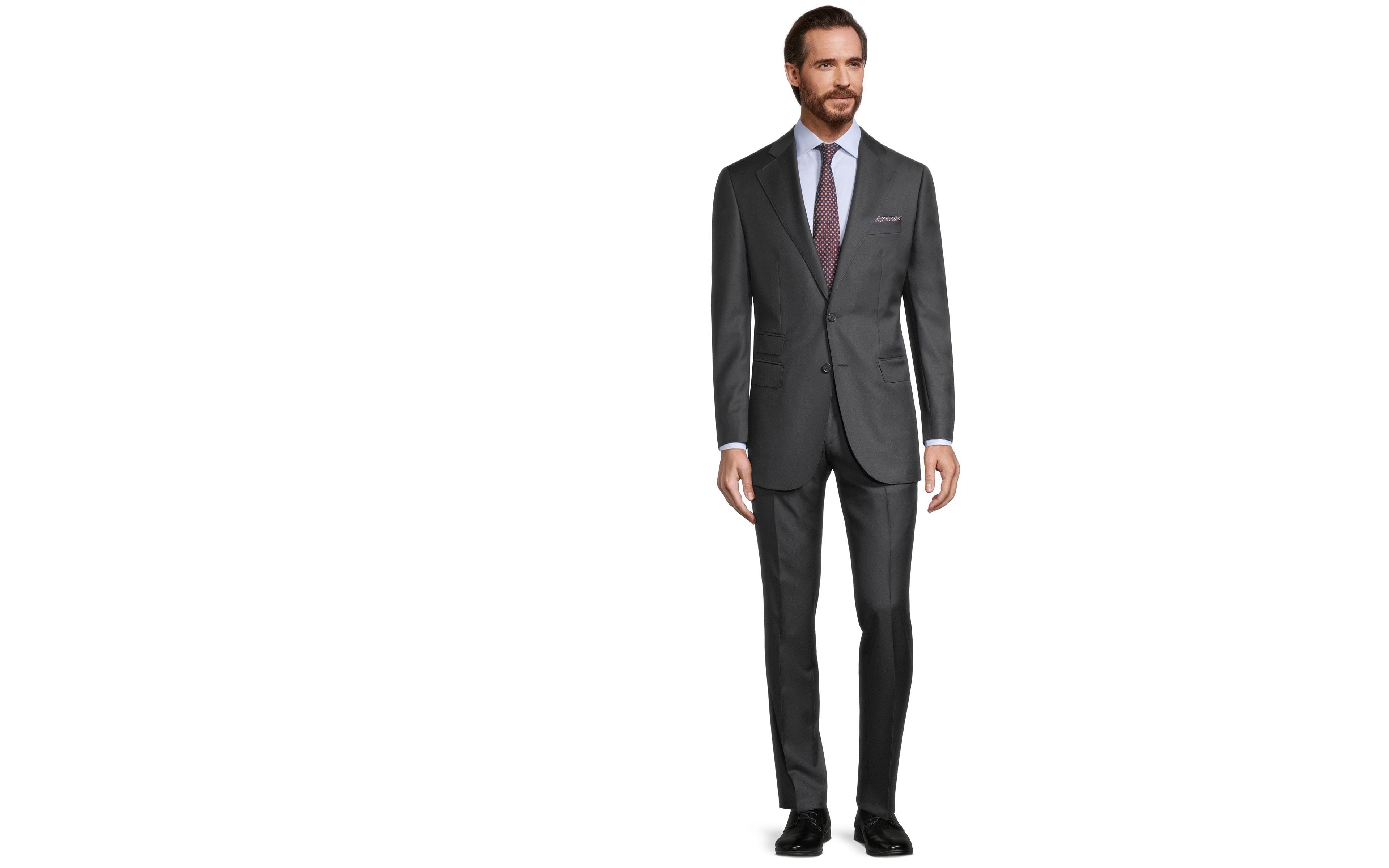 Solid Charcoal Suit