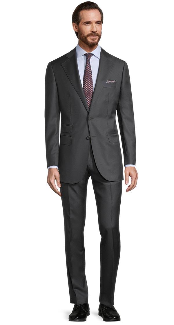 Solid Charcoal Suit