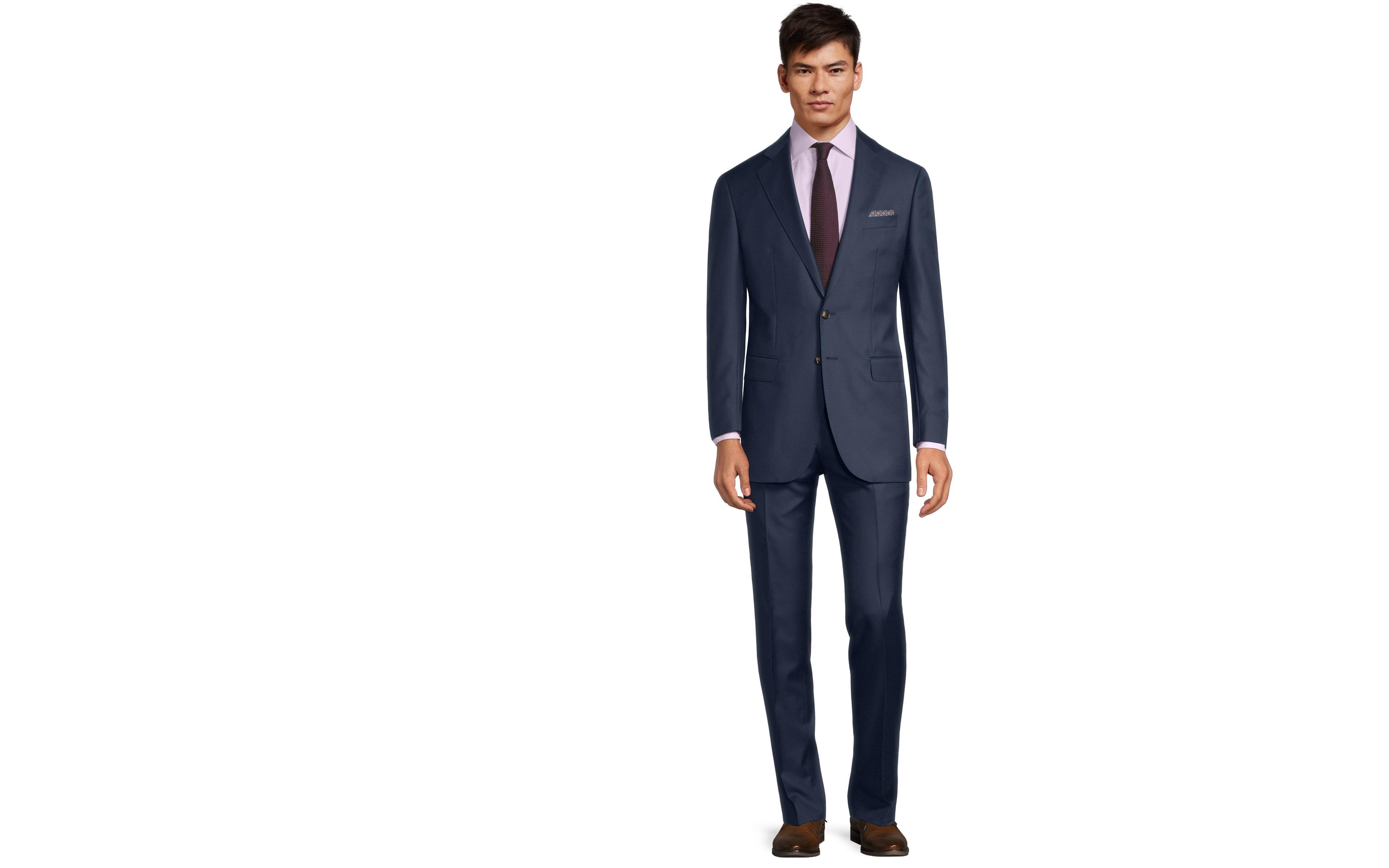 Solid Navy Suit