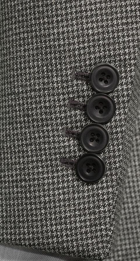 Dark Grey Houndstooth Blazer