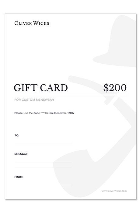 $200 / € 186 Gift e-Card