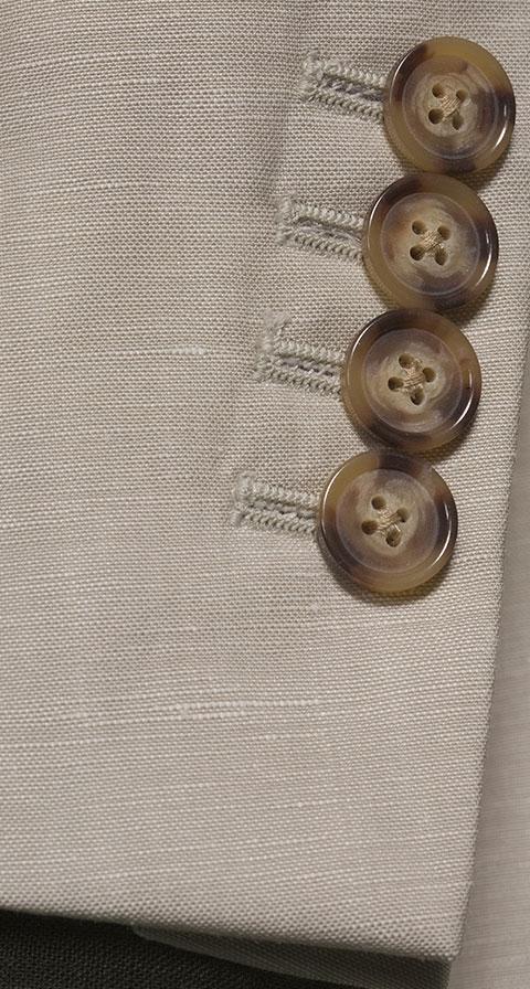 Light Beige Wool & Linen Suit