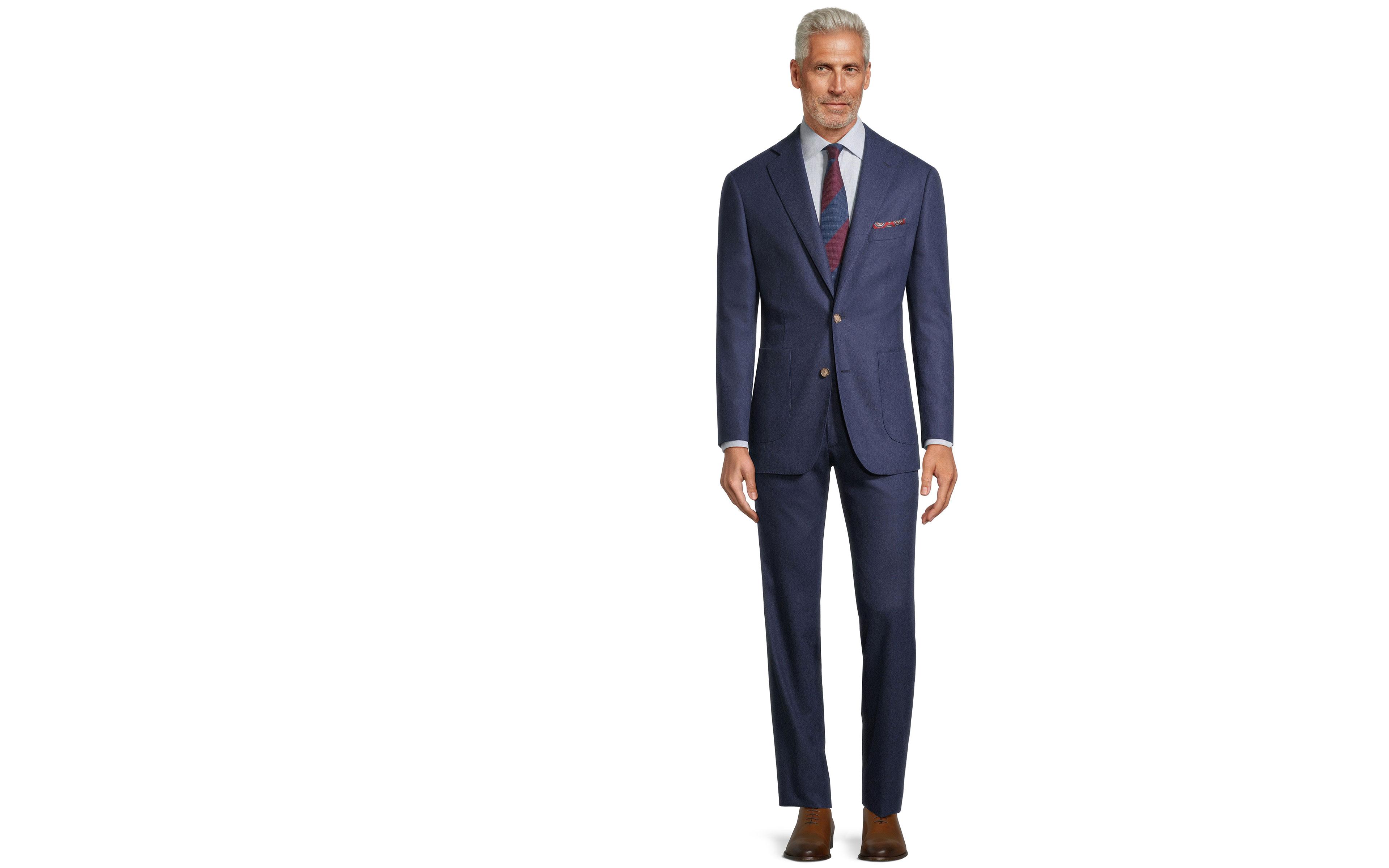 Yale Blue Flannel Suit