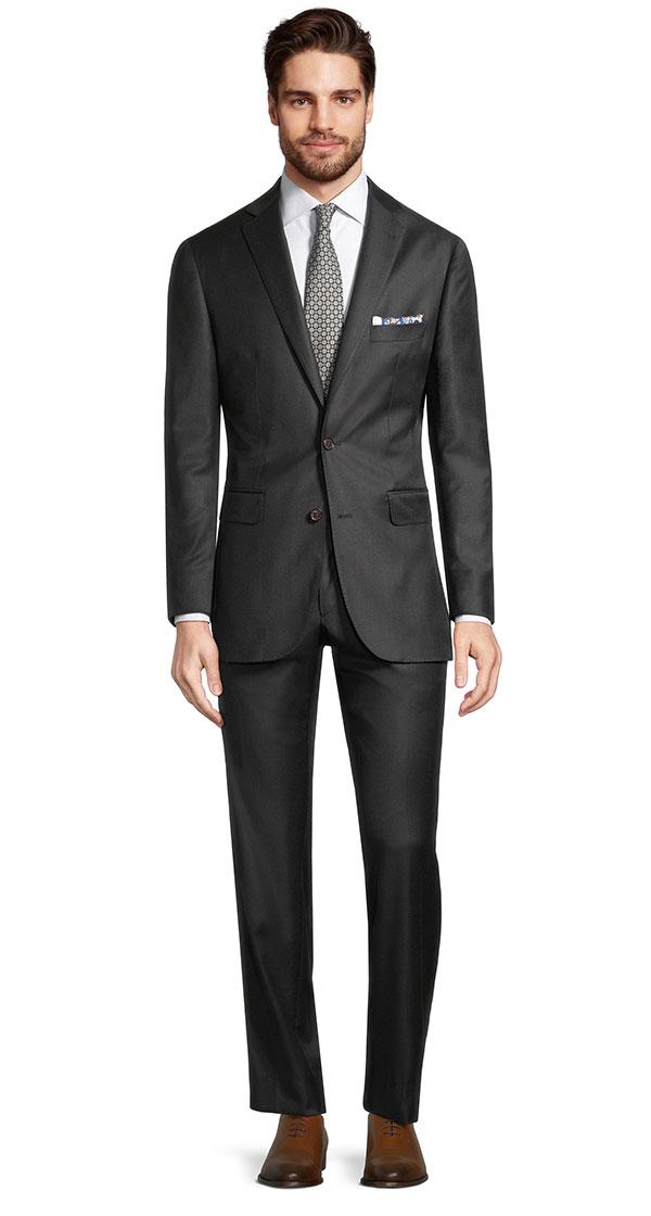 Solid Charcoal 150s Australis Suit