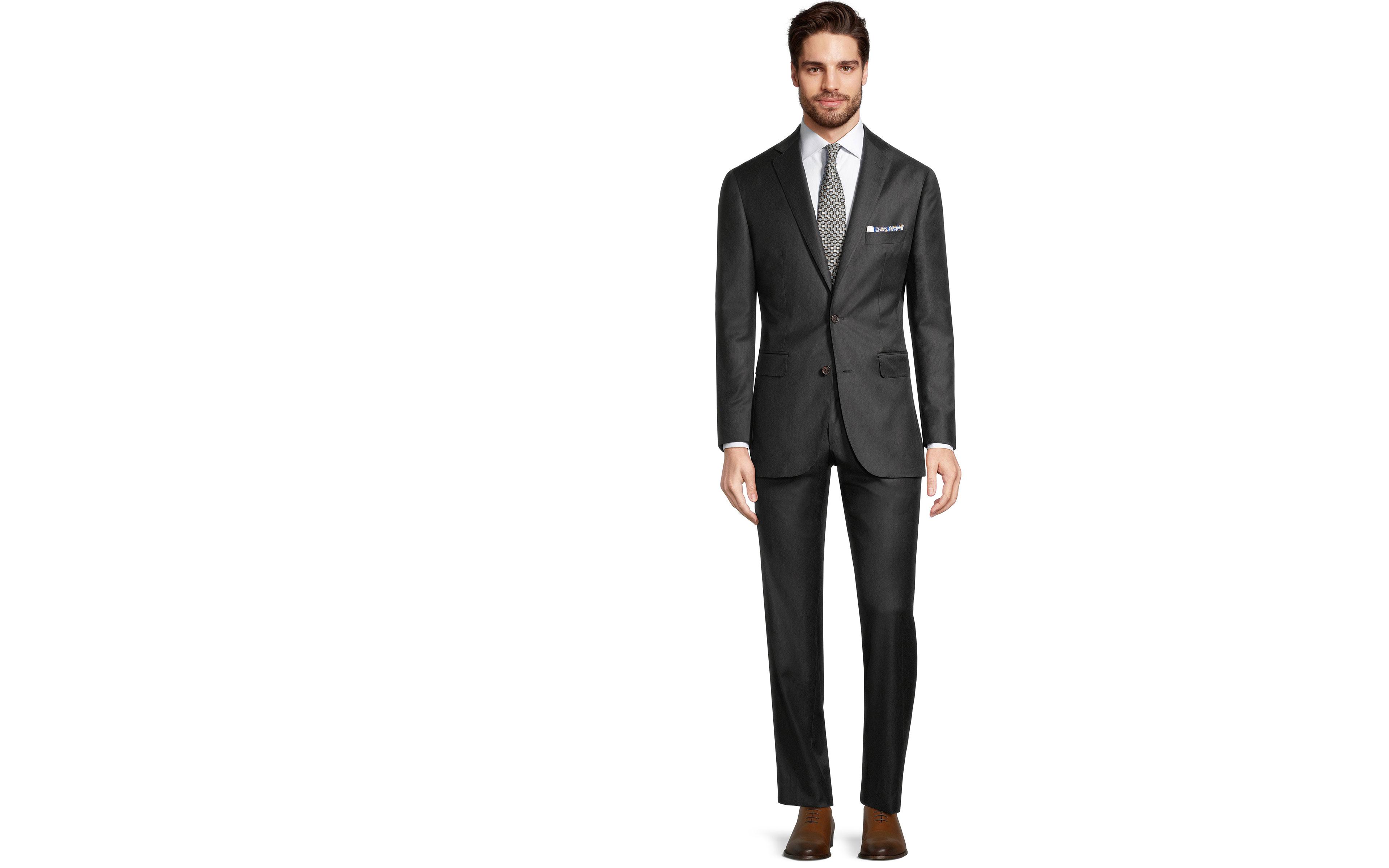 Solid Charcoal 150s Australis Suit