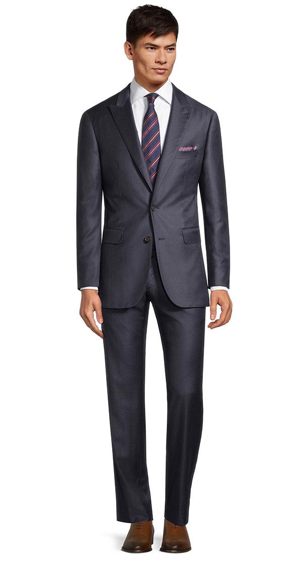 Solid Navy 150s Australis Suit