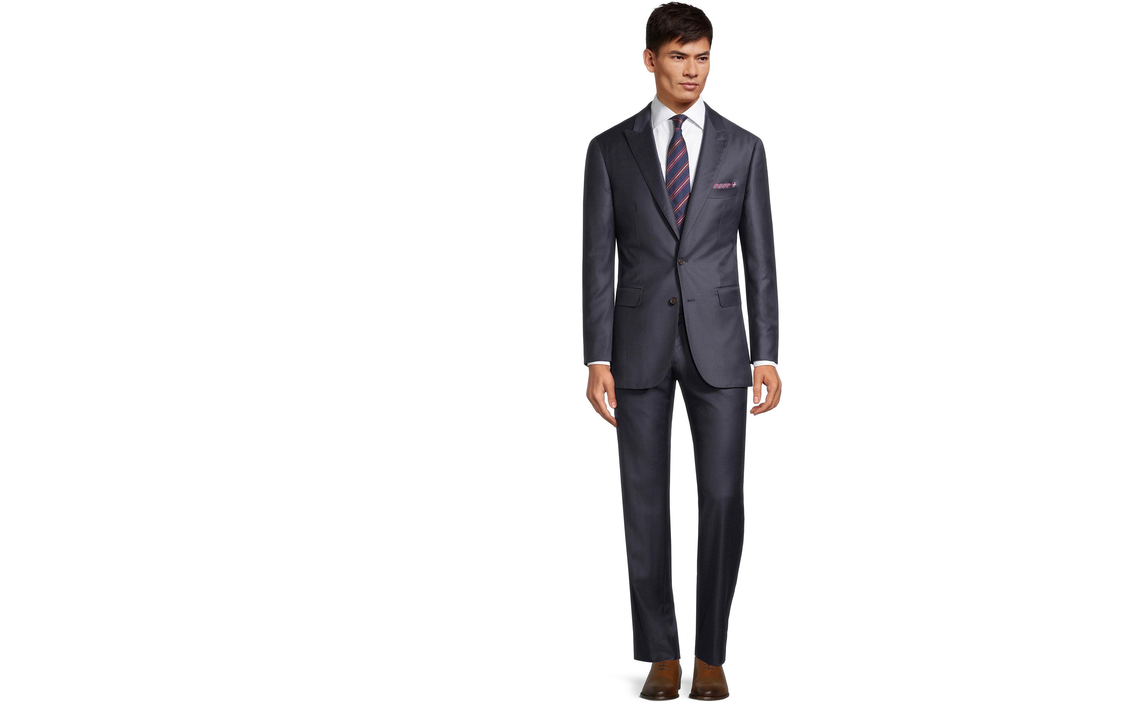 Solid Navy 150s Australis Suit