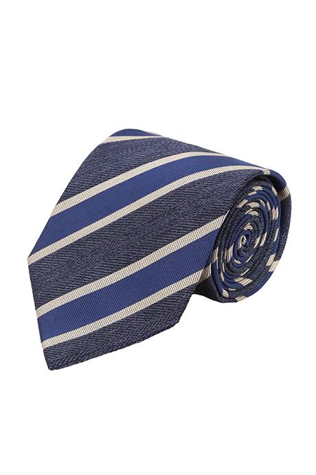 Navy & Royal Blue Silk Tie