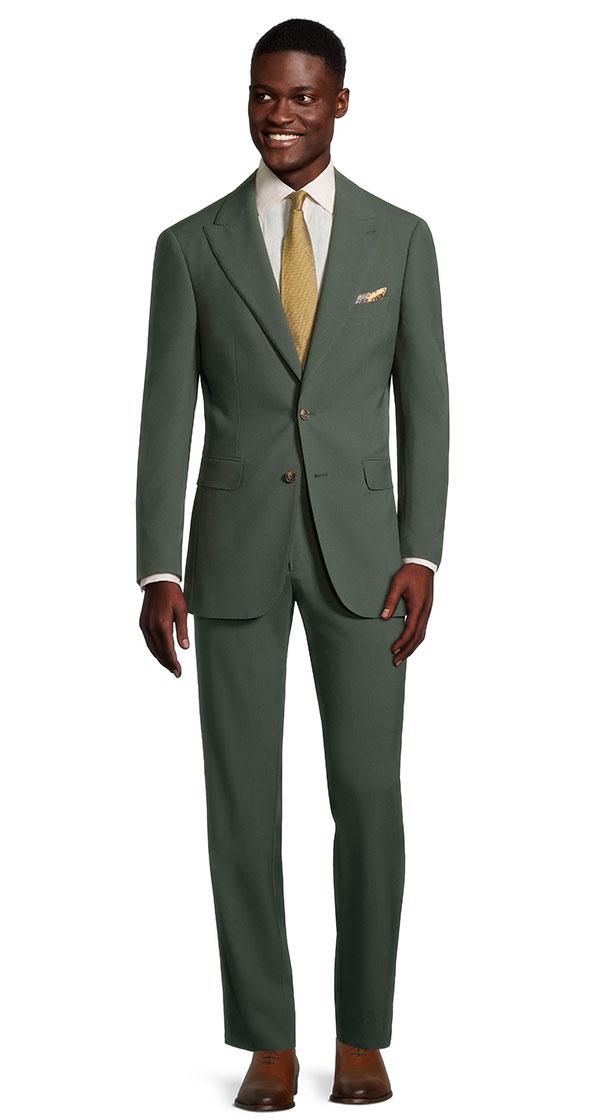 Green Natural Bi-Stretch Suit