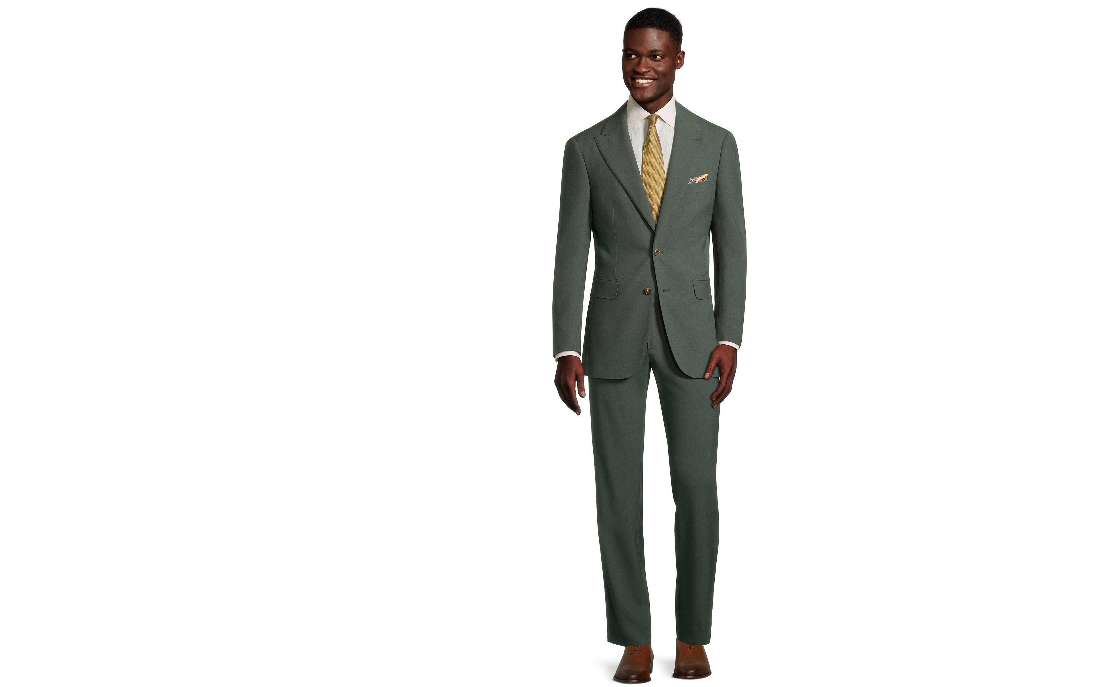 Green Natural Bi-Stretch Suit