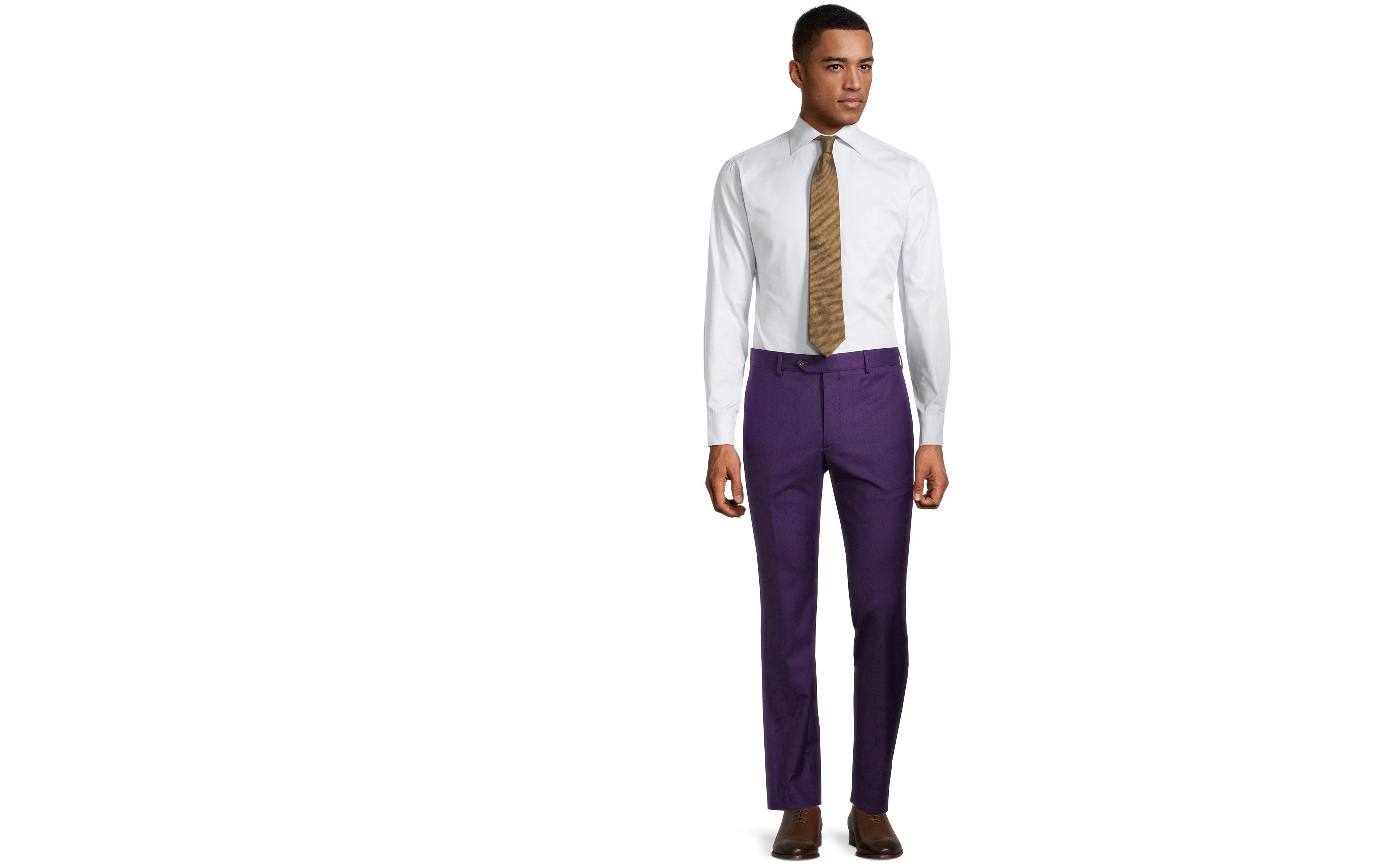 Solid Plum Pants