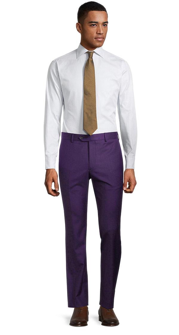 Solid Plum Pants