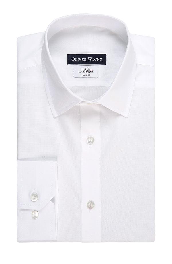 White Pinpoint Shirt