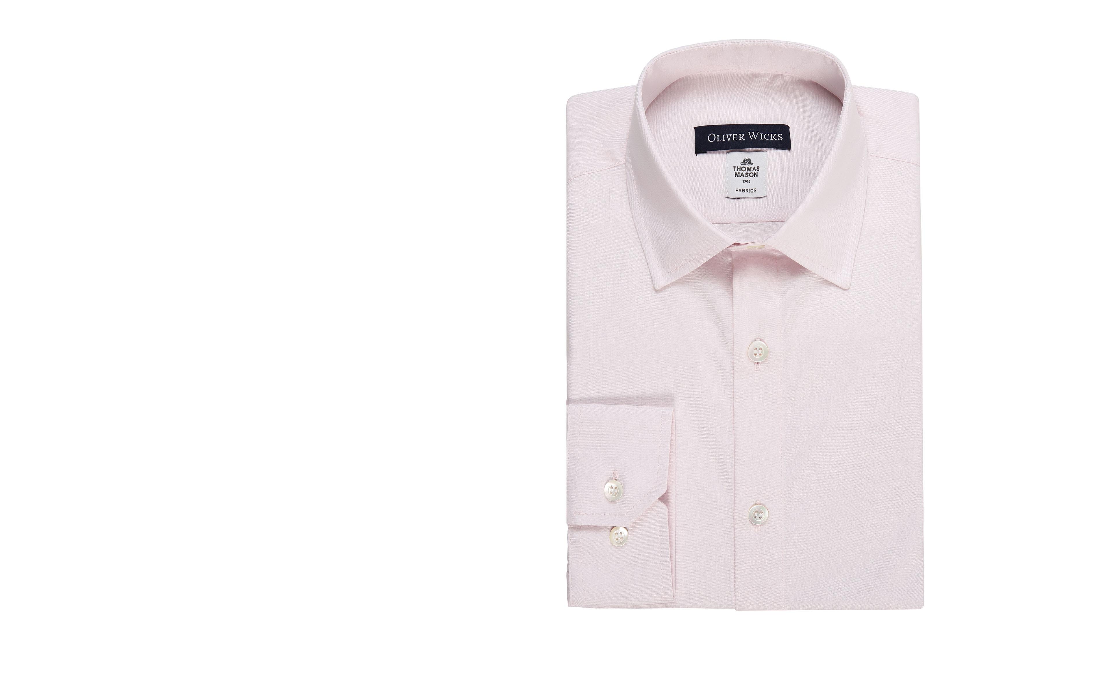 Pastel Pink Pinpoint Shirt