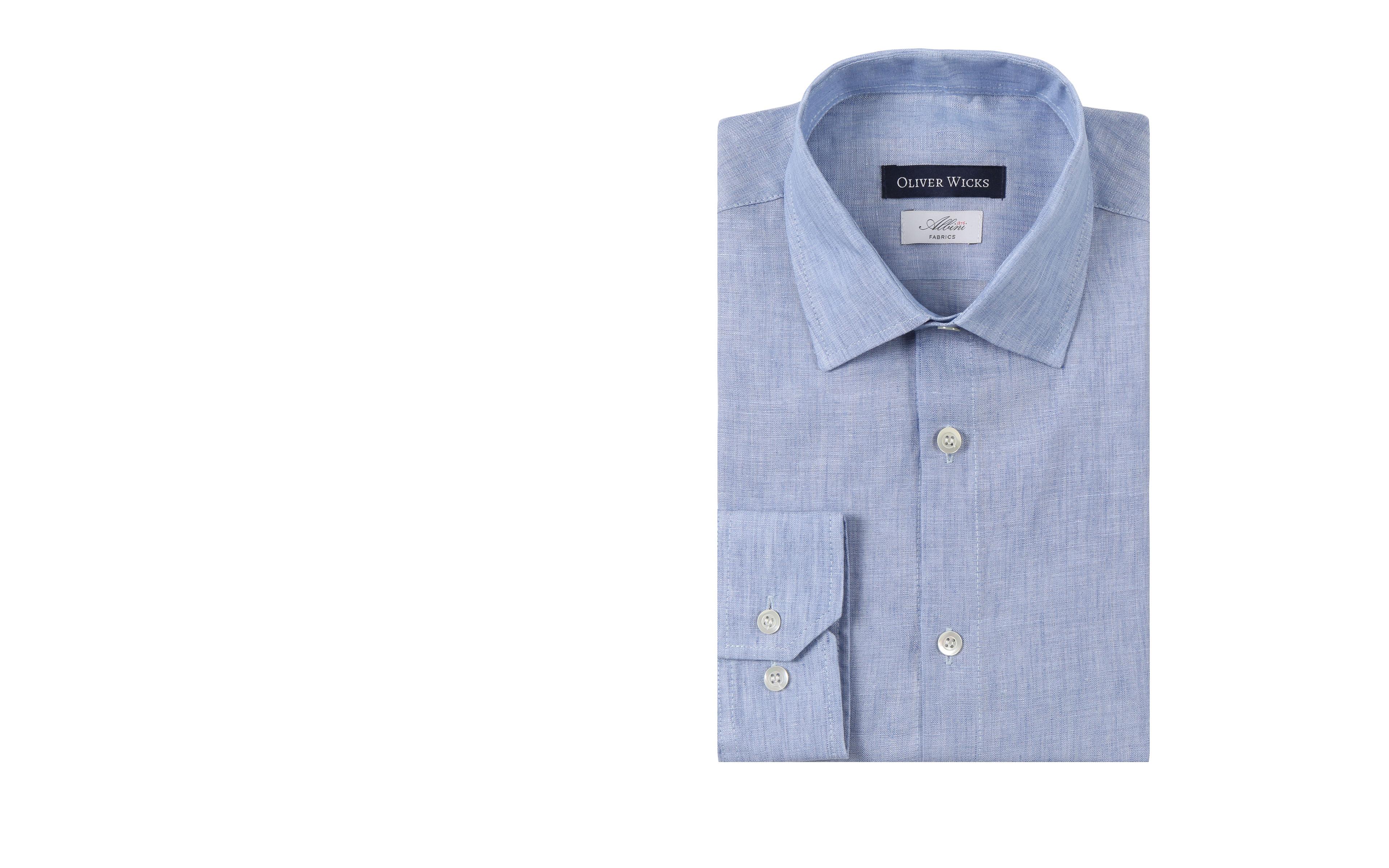 Blue Linen Shirt