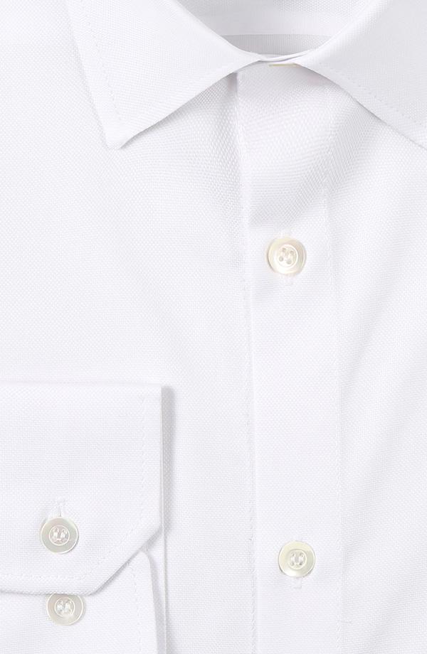 White Cotton Oxford Shirt