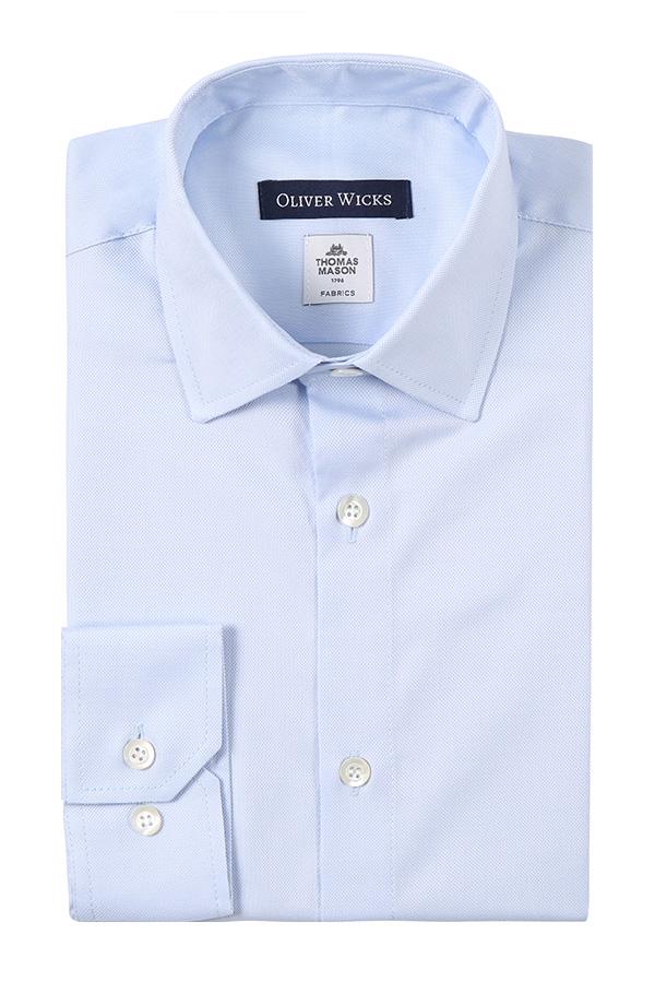 Light Blue Cotton Oxford Shirt