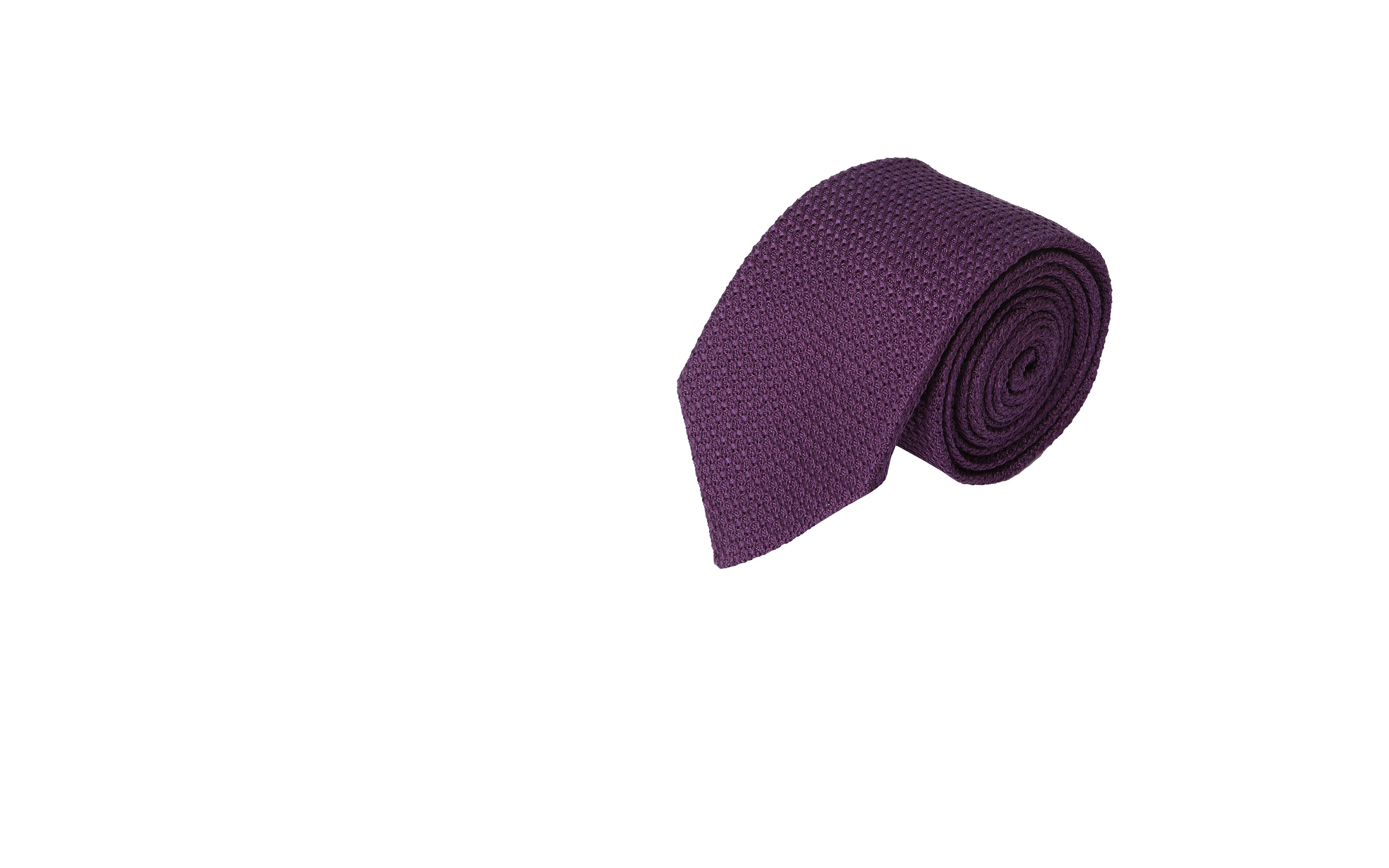 Violet 100% Grenadine Silk Tie