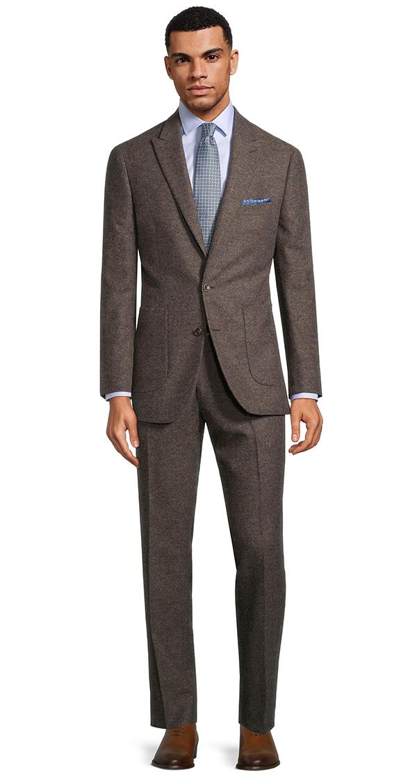 Brown Donegal Tweed Suit