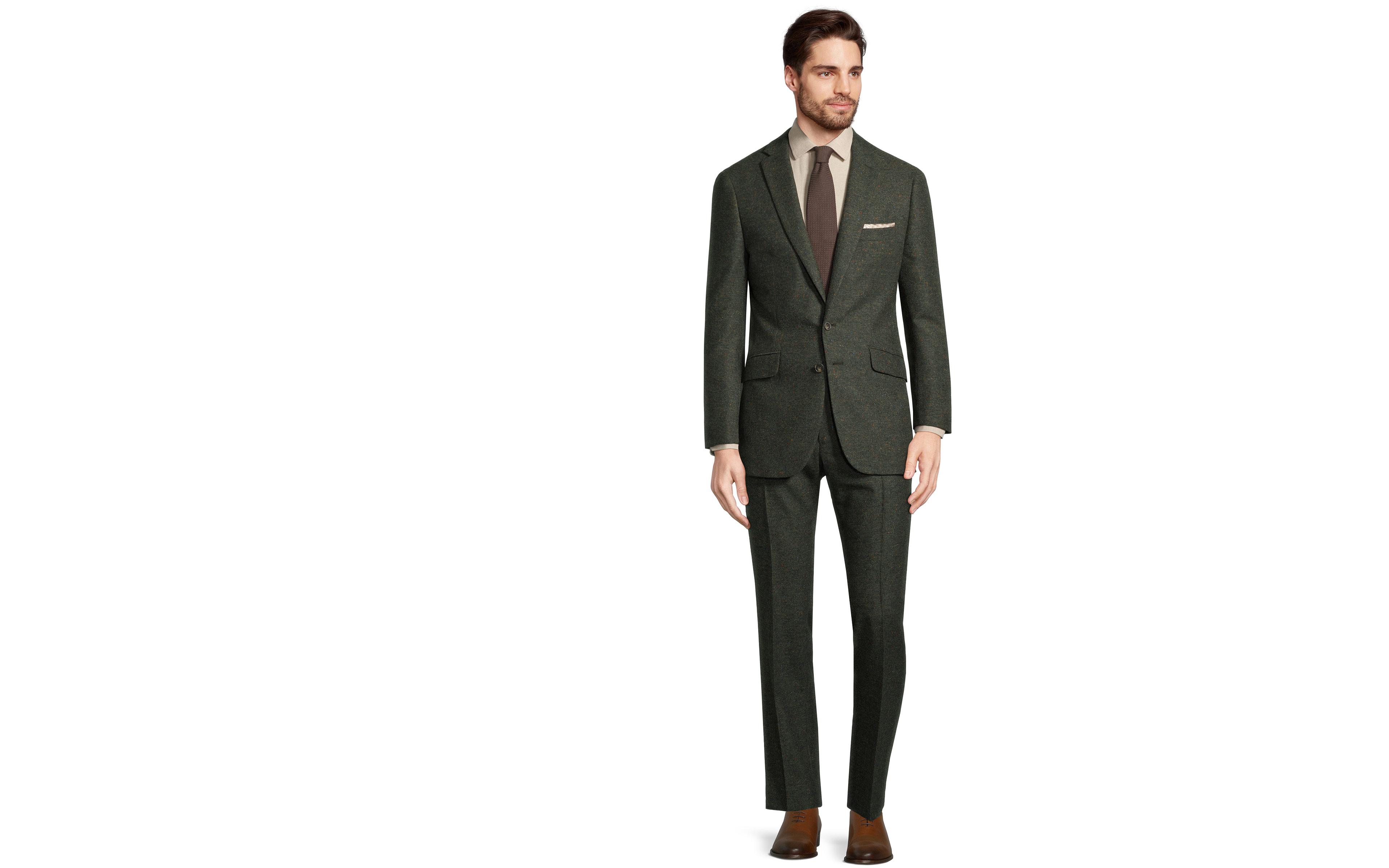 Green Donegal Tweed Suit