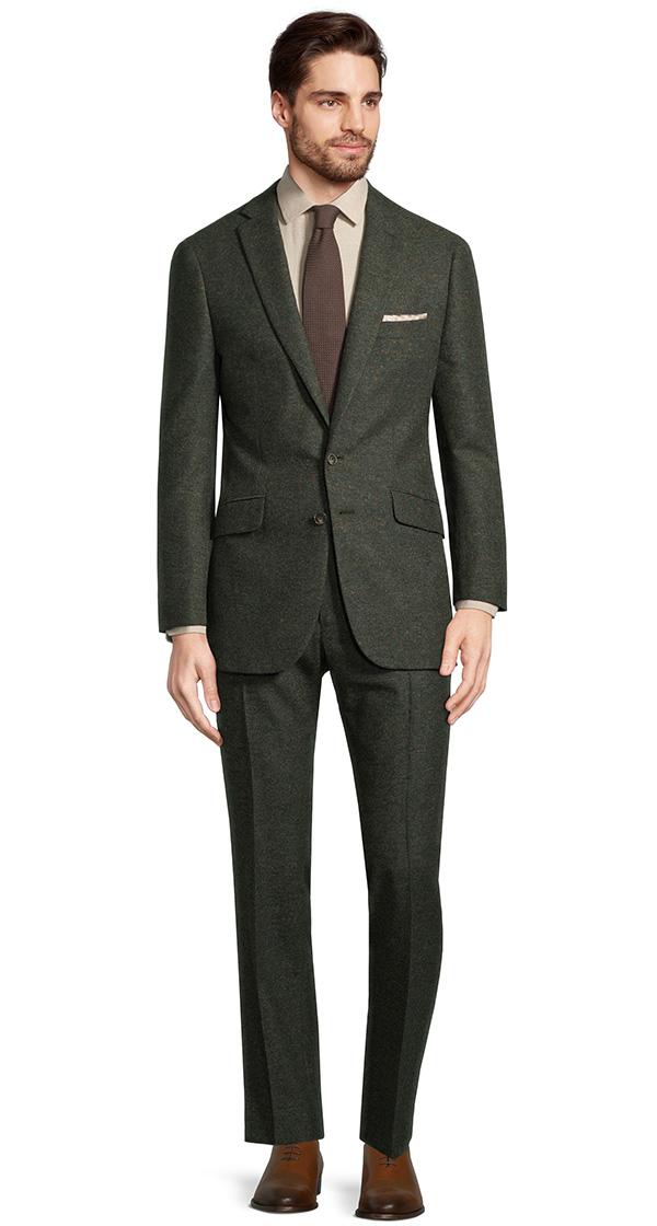 Green Donegal Tweed Suit