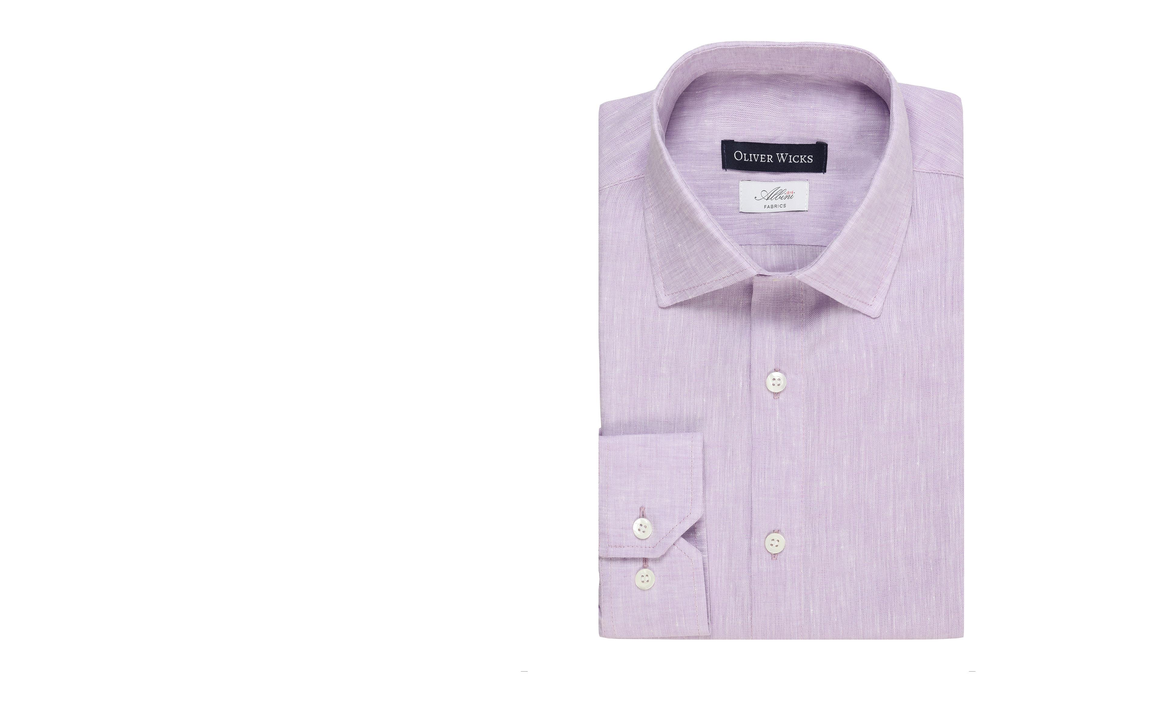 Light Lavender Linen Shirt