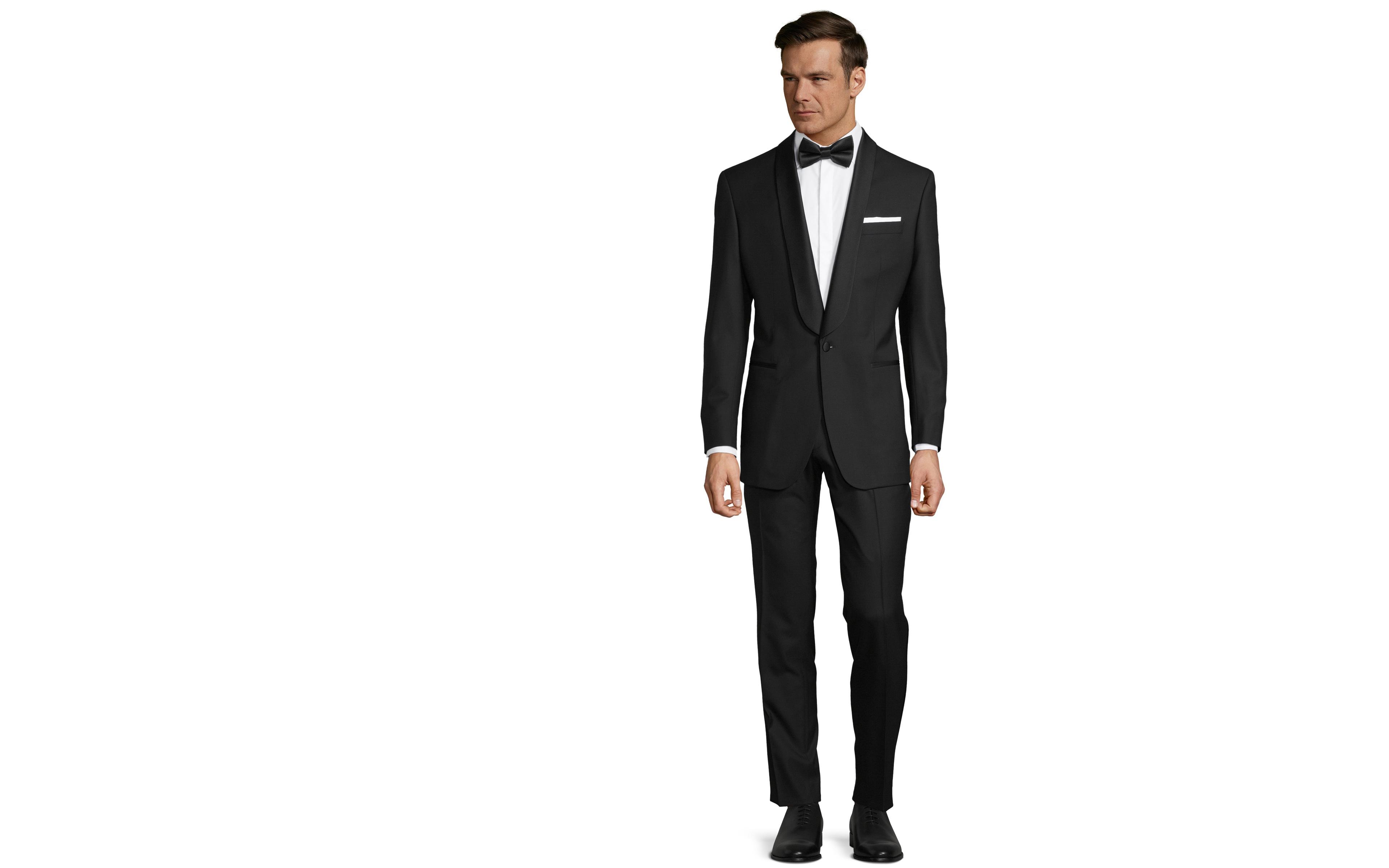 Premium Black 2 Piece Tuxedo