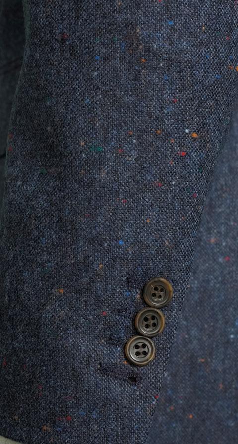 Blue Donegal Tweed Suit