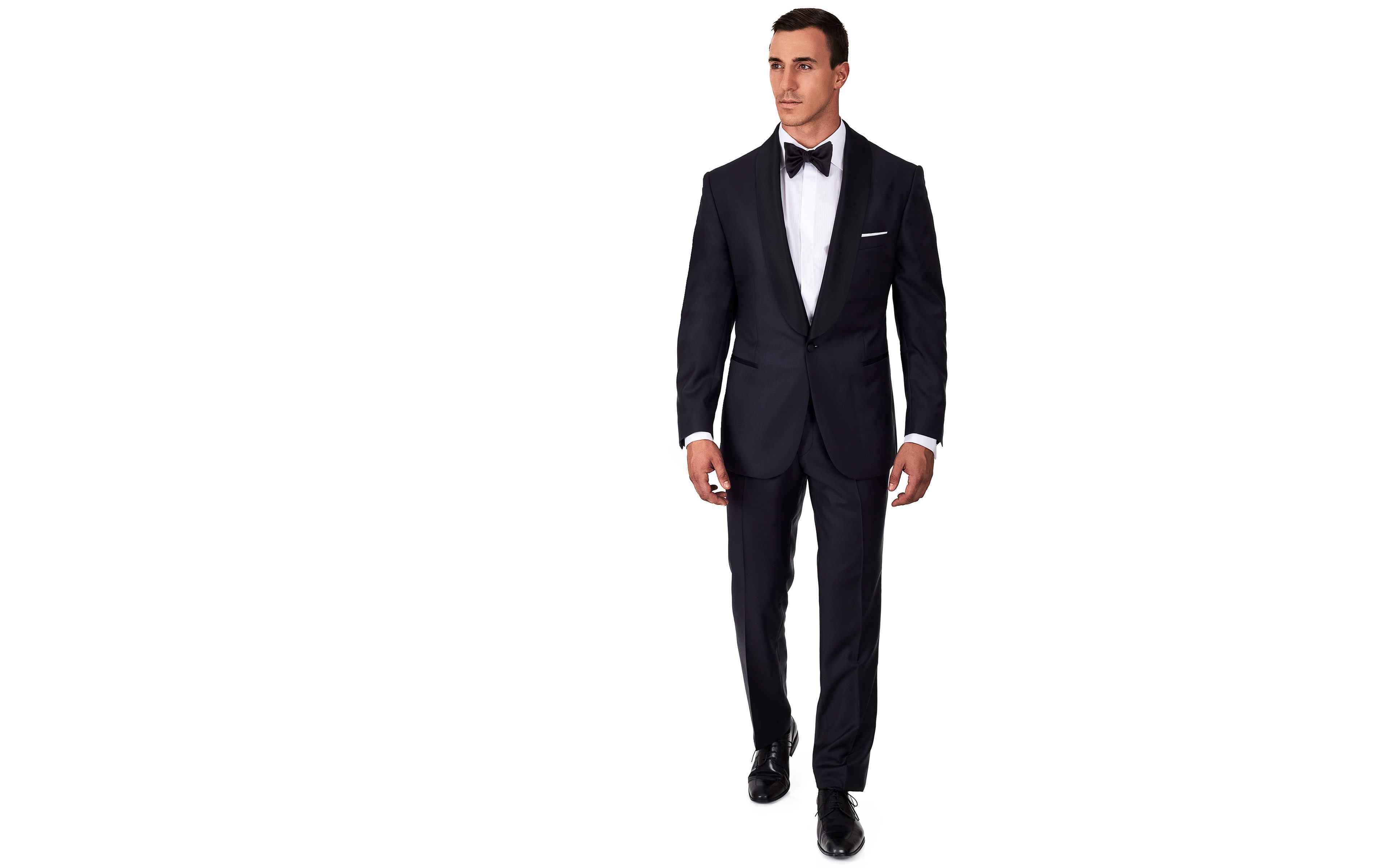 Premium Navy Blue 2 Piece Tuxedo