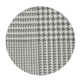 100% Super 150s Light Grey Prince of Wales Check Wool (Italy)