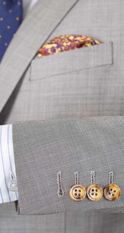 Light Grey Pick & Pick Suit