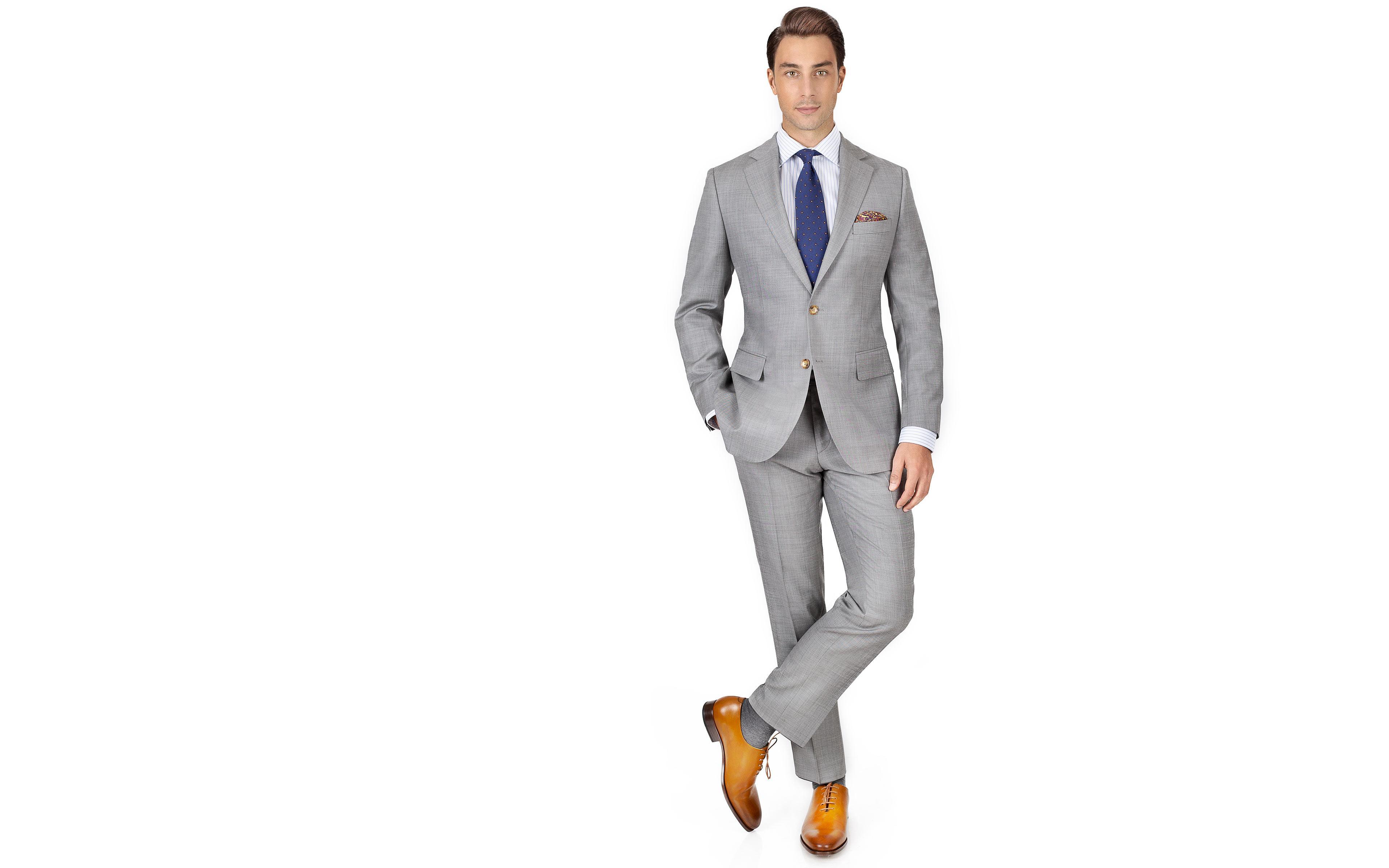 Light Grey Pick & Pick Suit