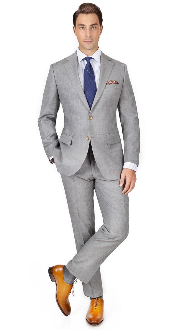 Light Grey Pick & Pick Suit