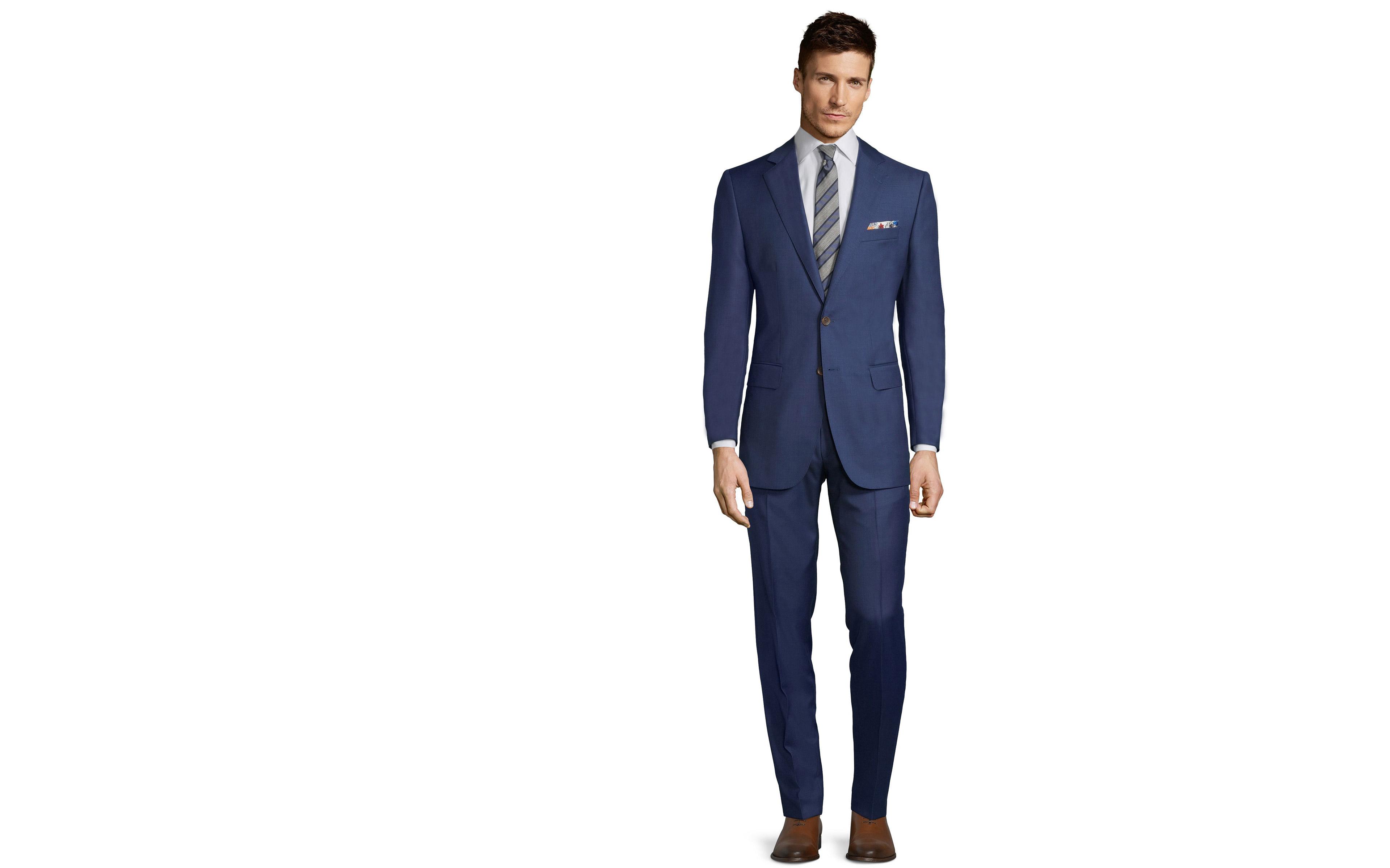 Intense Blue Pick & Pick Suit