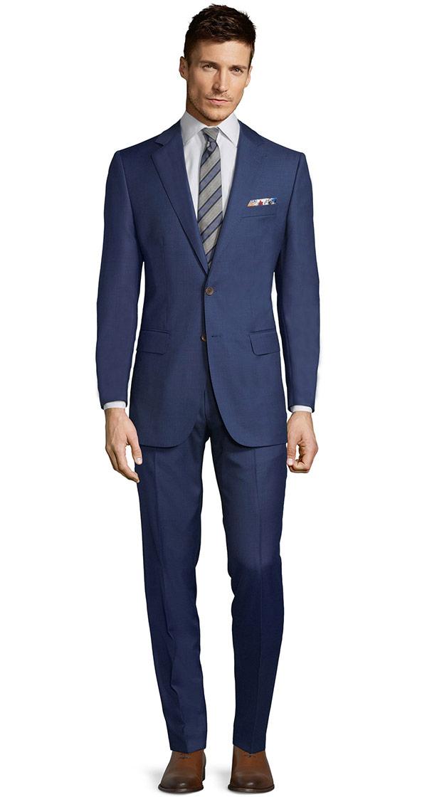 Intense Blue Pick & Pick Suit