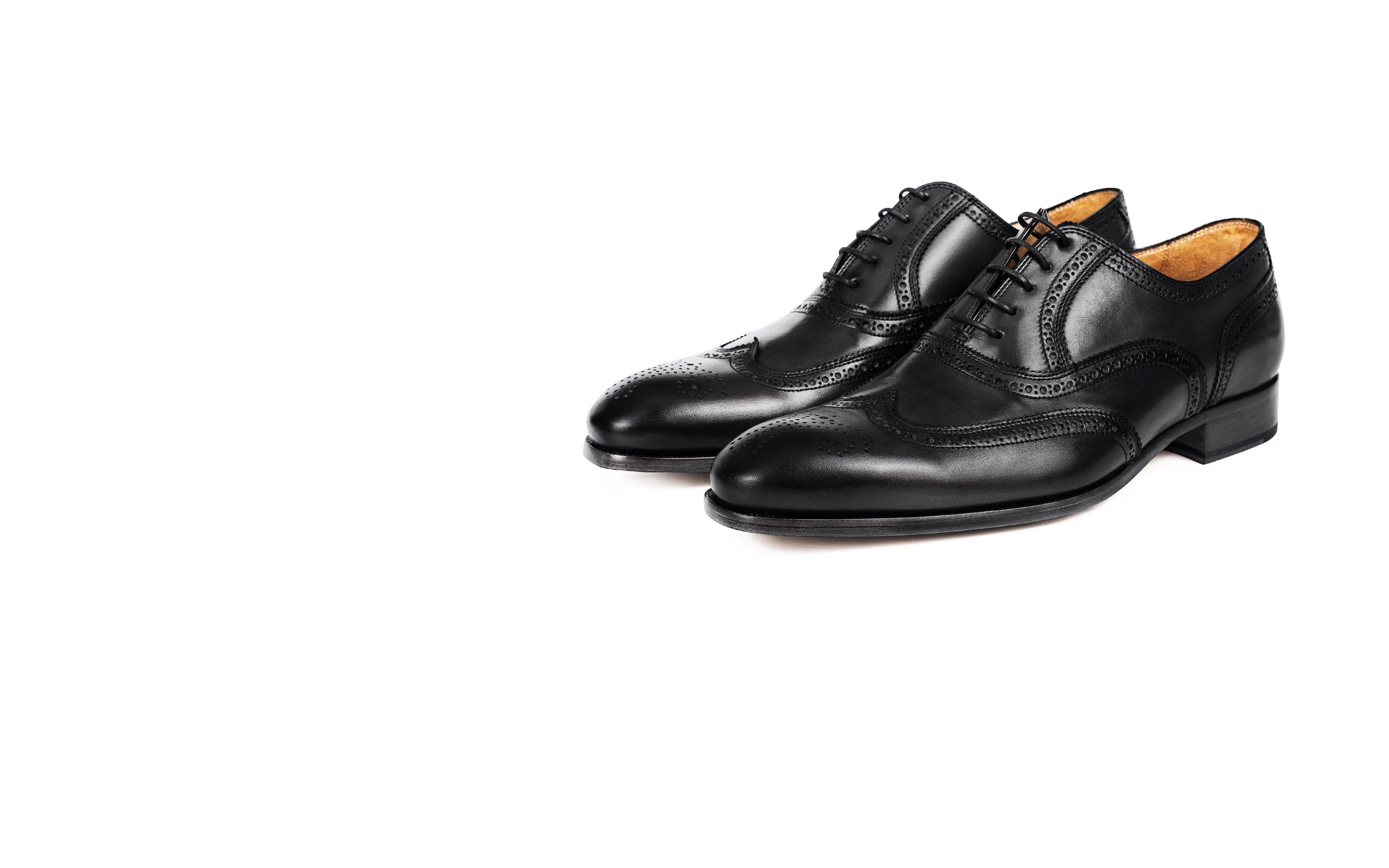 Black Wingtip Oxford