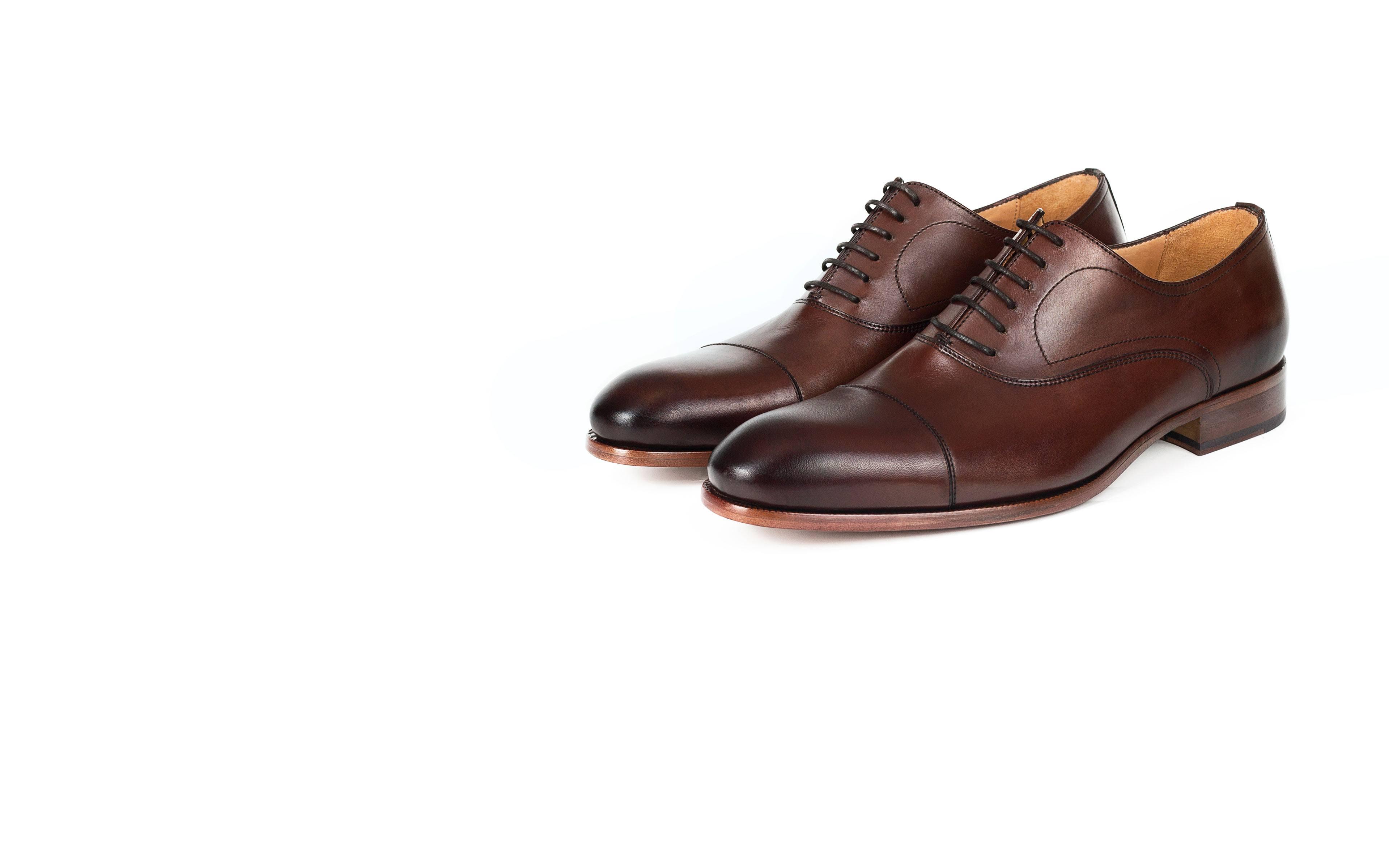 Walnut Cap-Toe Oxford