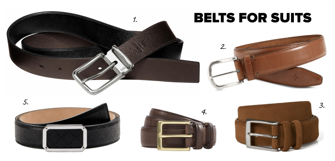 dress belts for suits