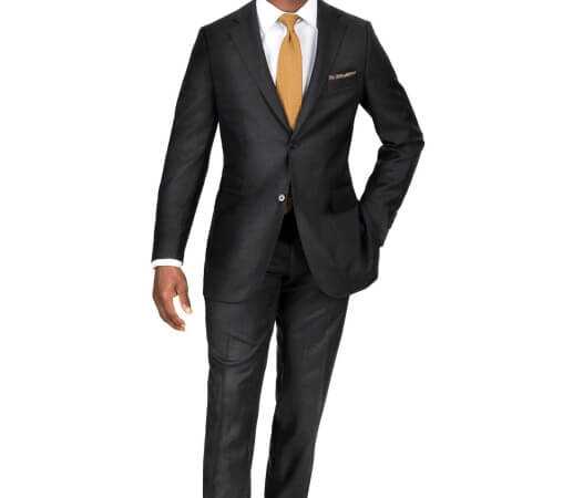 Charcoal Pick and Pick Suit