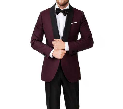 Deep Burgundy Dinner Jacket